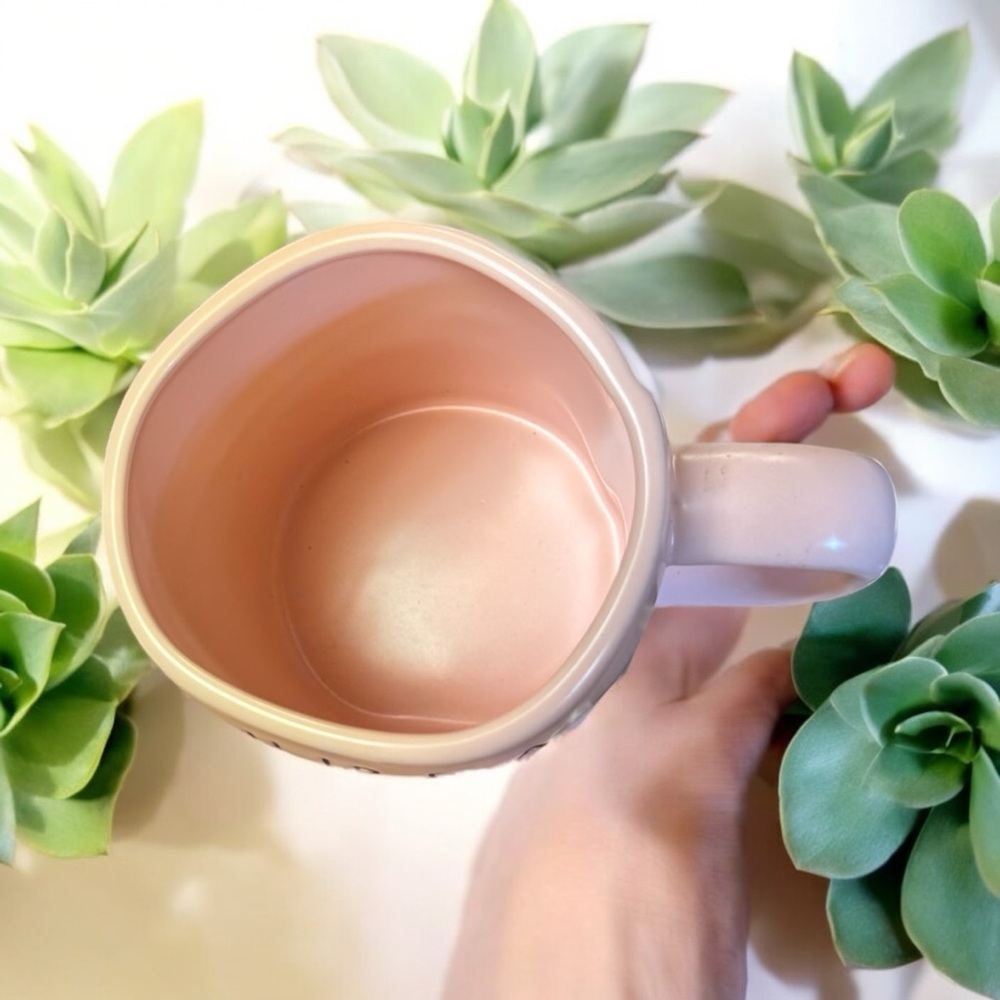 NWOT Rae Dunn Blush Pink HUBBA HUBBA Mug Lovely Soft Shell Pink Collectible Gift - Picture 10 of 13